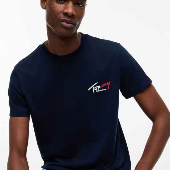 Tommy Hilfiger Ανδρική κοντομάνικη μπλούζα Slim Jersey Tee